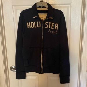 Medium Navy Hollister Jacket